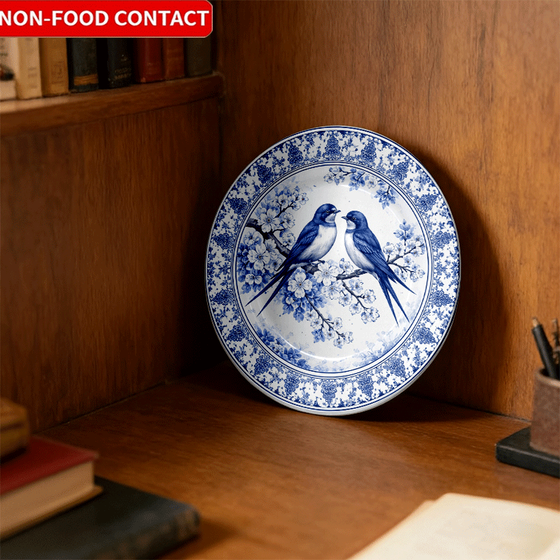 Prato decorativo com floral ch - Home Cooking Recipes avaliação e preço